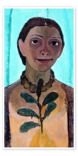 Autorretrato con rama de camelia de Paula Modersohn-Becker ARTOTHEK