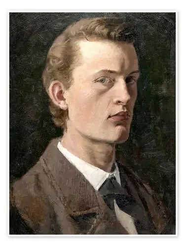 Autorretrato de Edvard Munch Master Collection