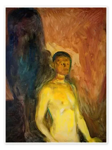 Autorretrato en el infierno de Edvard Munch Master Collection