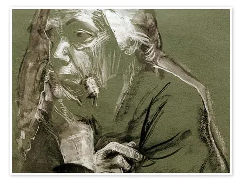 Autorretrato II de Käthe Kollwitz akg-images