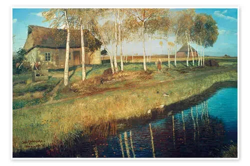 Autumn Morning in the Moor de Otto Modersohn akg-images