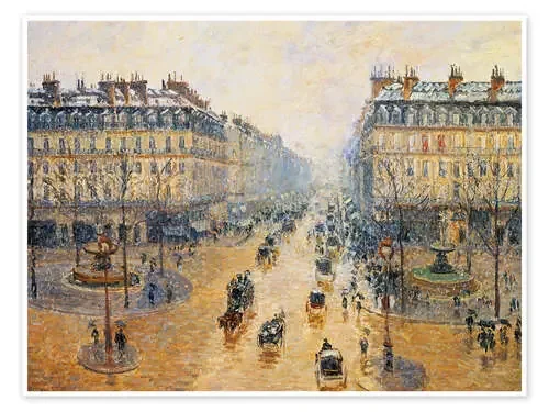 Avenue de l‘Opéra de Camille Pissarro akg-images