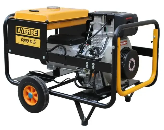Ayerbe – 5418570 – generador 6000 diesel mn con arranque eléctrico | Brico Depôt Certificato