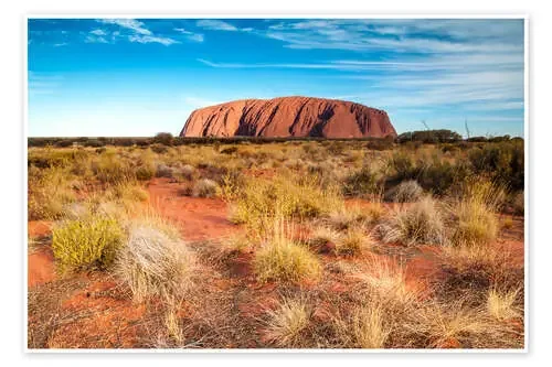 Ayers Rock in the evening de Matteo Colombo