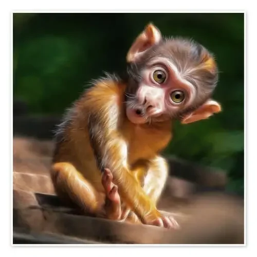 Baby Monkey de Photoplace Creative