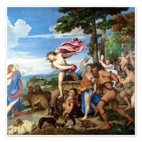 Bacchus and Ariadne de Tiziano Vecellio Master Collection