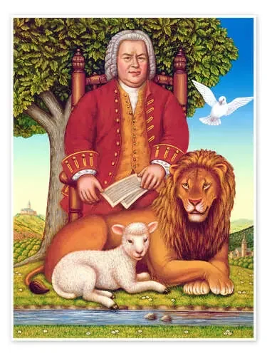 Bach‘s peaceful kingdom de Frances Broomfield Bridgeman Images