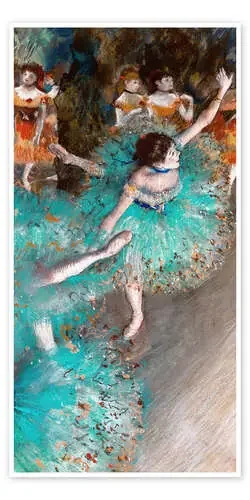Bailarina basculando (Bailarina verde) de Edgar Degas Master Collection