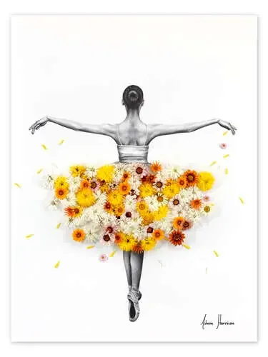 Bailarina de flores de Ashvin Harrison