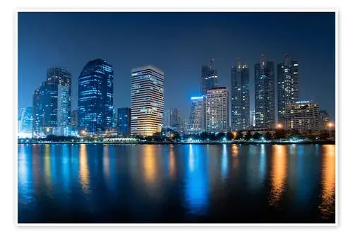 Bangkok city downtown at night Editors Choice
