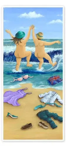 Baño en el mar de Peter Adderley MGL Licensing