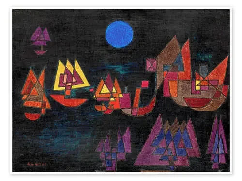 Barcos en la oscuridad de Paul Klee Master Collection