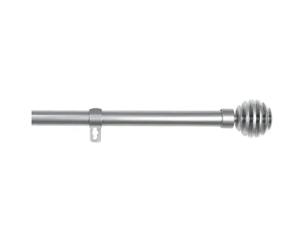 Barra de forja extensible y decorativa (gris, 160-310cm bola rota) | Brico Depôt Ordine In Blocco