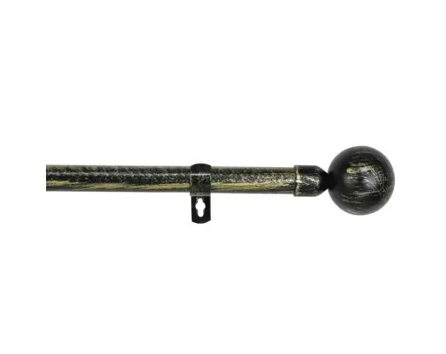Barra de forja universal extensible(negro+dorado, 160-310cm bola) | Brico Depôt Ultime Pezzi