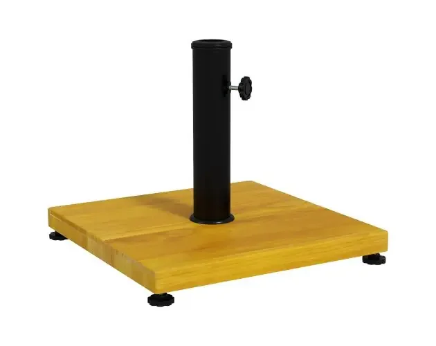 Base de sombrilla 45x45x33.5 cm metal, cemento color marrón Outsunny | Brico Depôt Premium