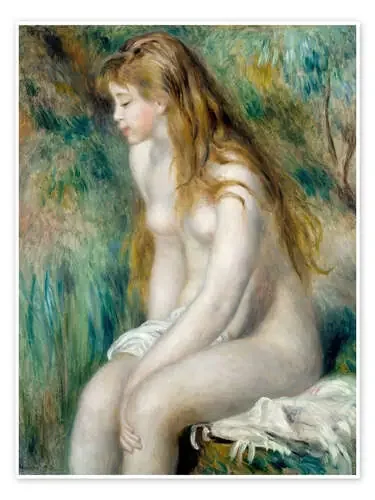 bather with blonde hair de Pierre-Auguste Renoir Master Collection