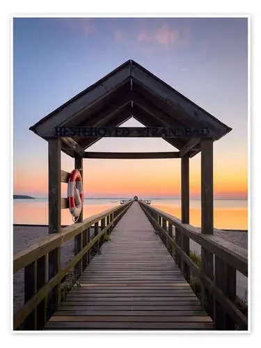 Bathing platform at Hestehoved Beach, Denmark de Andreas Kossmann
