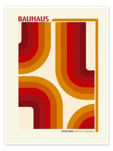Bauhaus – Retro Bow de Mandy Reinmuth Exhibition Posters