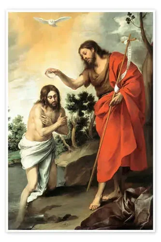 Bautismo de Jesús de Bartolomé Esteban Murillo Master Collection