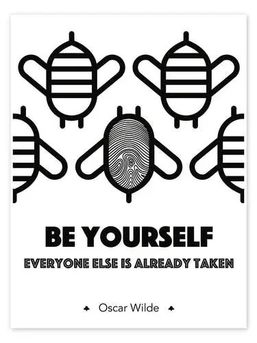 Be yourself – Oscar Wilde de dear dear