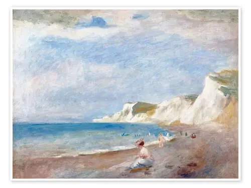 Beach at Varangeville de Pierre-Auguste Renoir Master Collection