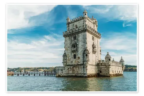 Belem Tower of Saint Vincent (Torre de Belem) In Lisbon de Radu Bercan