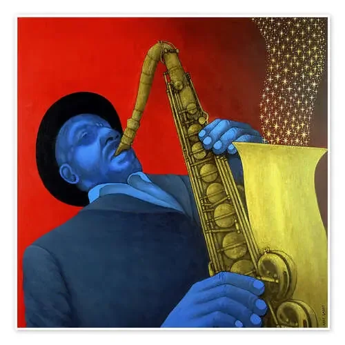 Ben Webster plays saxophone de Larry Smart Bridgeman Images