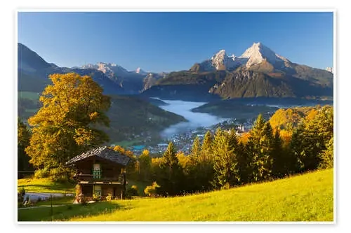 Berchtesgaden con Watzmann de Miles Ertman Robert Harding