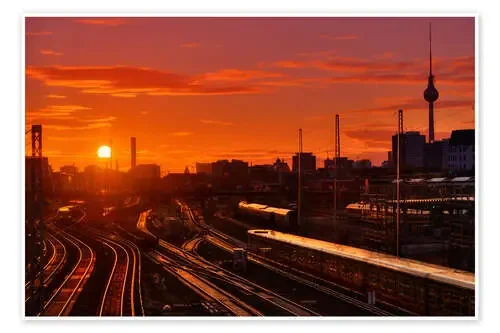Berlin Friedrichshain Sunset de Marcus Klepper