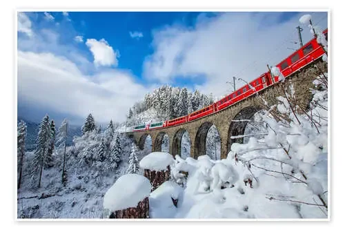 Bernina Express Train, Switzerland de Roberto Sysa Moiola
