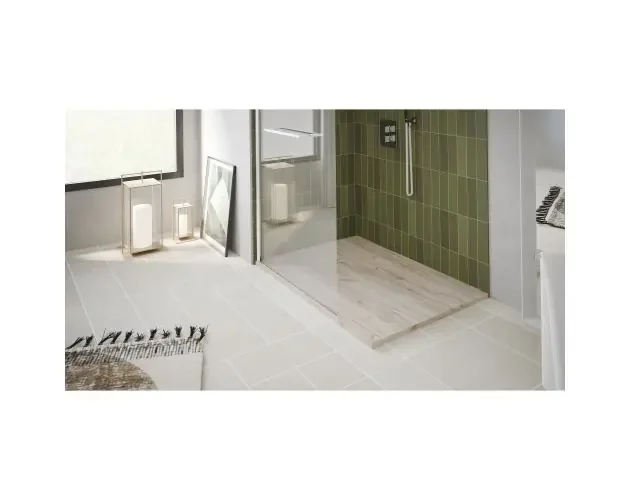Bestseller Ondée – plato de ducha nola 3 – 90×170 – resina – madera natural – desagüe | Brico Depôt