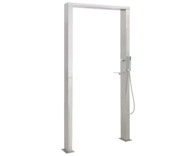 Bestseller vidaXL ducha de exterior de acero inoxidable chorro doble | Brico Depôt