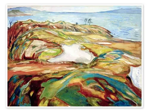 Big coastal landscape de Edvard Munch Master Collection