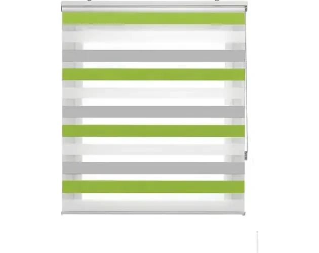 Blindecor | estor enrollable noche y día 120×180 gris pistacho | Brico Depôt Offerta