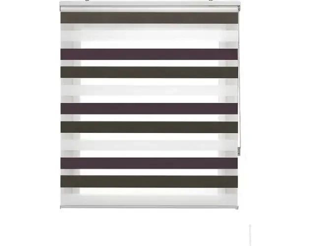 Blindecor | estor enrollable noche y día 120×180 marrón violeta | Brico Depôt Fatto A Mano