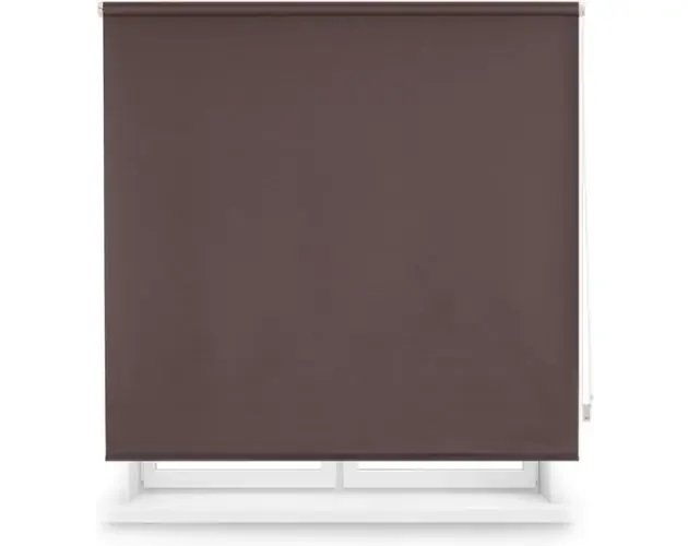 Blindecor | estor enrollable opaco liso 100×175 marrón oscuro | Brico Depôt Non Perdere