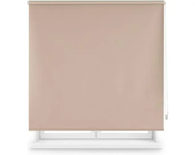 Blindecor | estor enrollable opaco liso 120×175 marrón claro | Brico Depôt Sconto
