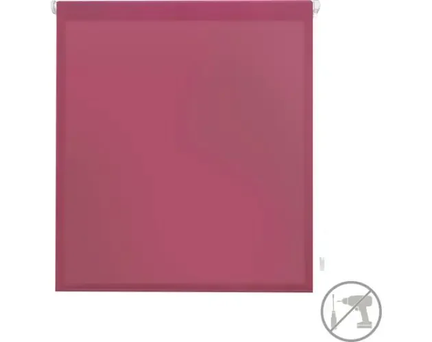 Blindecor | estor enrollable translúcido liso easyfix 107×180 fucsia | Brico Depôt Fatto A Mano