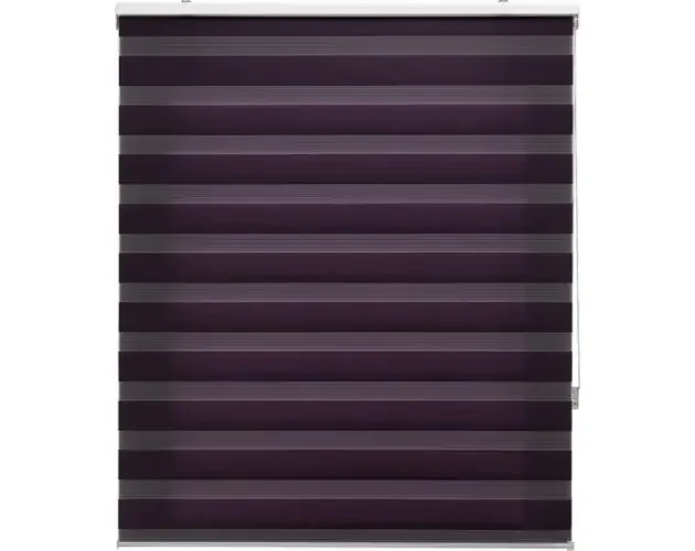 Blindecor lira | estor enrollable noche y día 120×180 violeta | Brico Depôt Affare