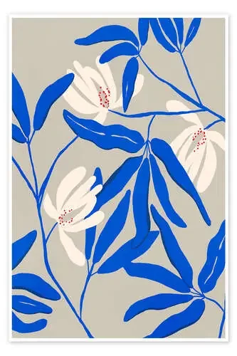 Blue and White de treechild