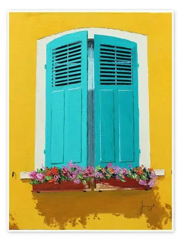 Blue Shutters & Flowerbox de Jean-Marc Janiaczyk MGL Licensing