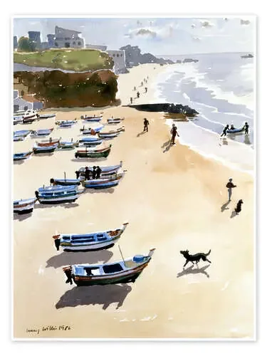 Boats on the Beach de Lucy Willis Bridgeman Images
