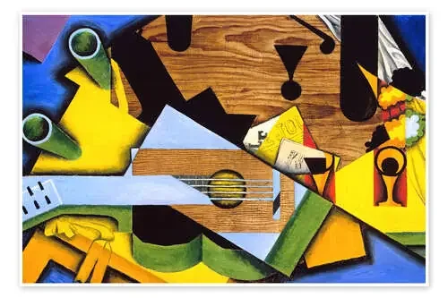Bodegón con guitarra de Juan Gris Master Collection
