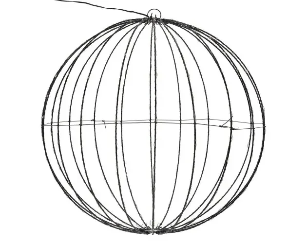 Bola luminosa LED ø 60cm con 400 LEDs blanco extra cálido de metal | Brico Depôt Promozione Esclusiva