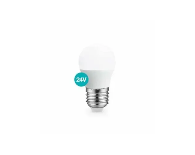 Bombilla LED esférica 5w E27 6000k 24v | Brico Depôt Autentico
