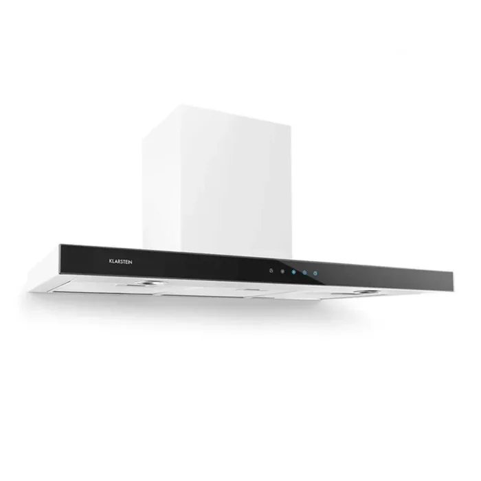 Bon Vivant Noir campana extractora campana pared 193 W 90cm acero inox Popolare