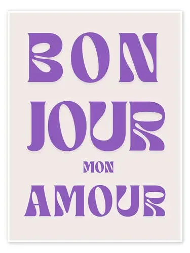 Bonjour mon amour de Typobox Editors Choice
