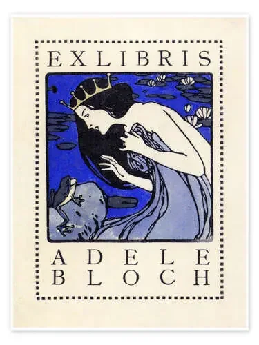 Bookplate para Adele Bloch de Koloman Moser Master Collection