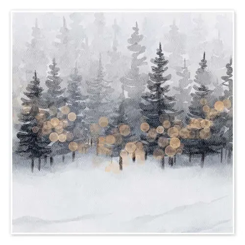 Bosque de invierno dorado de Ohkimiko