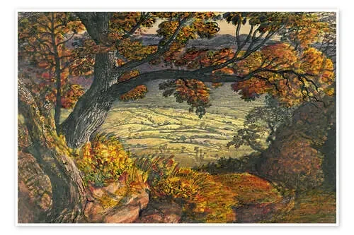 Bosque denso de Kent de Samuel Palmer Bridgeman Images